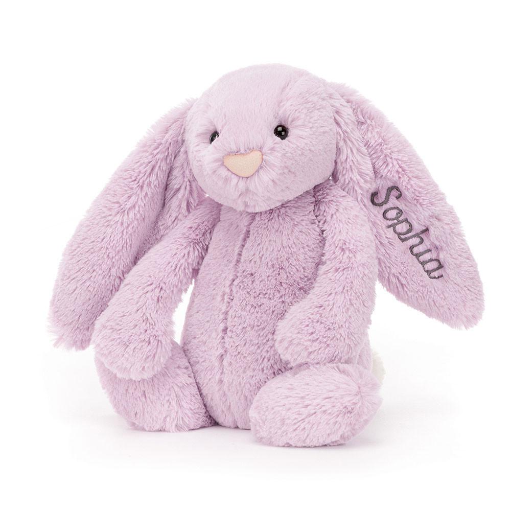 Králíček Jellycat Plyšáci Bashful Lilac Bunny Medium,31cm x 12cm x 9cm Fialové | ZGOCN-7189