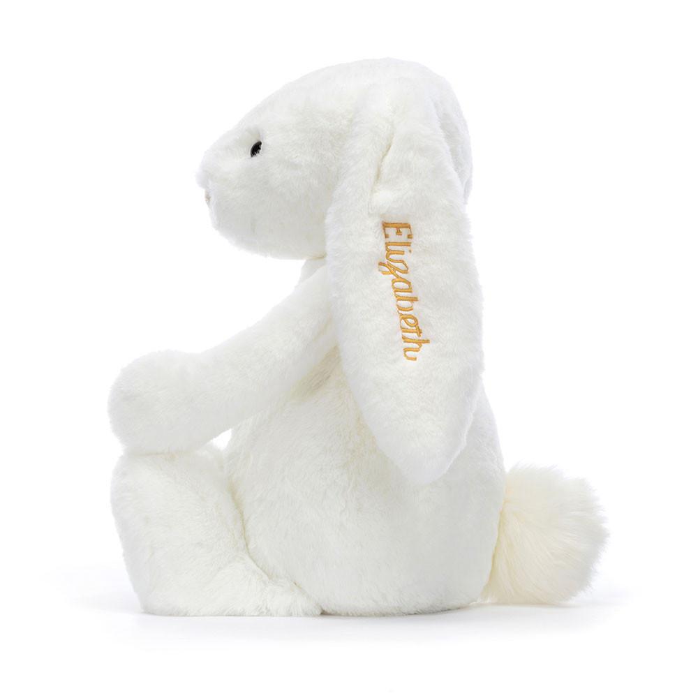Králíček Jellycat Plyšáci Bashful Luxe Bunny Luna Huge,31cm x 12cm x 9cm Bílé | QWHTF-1763