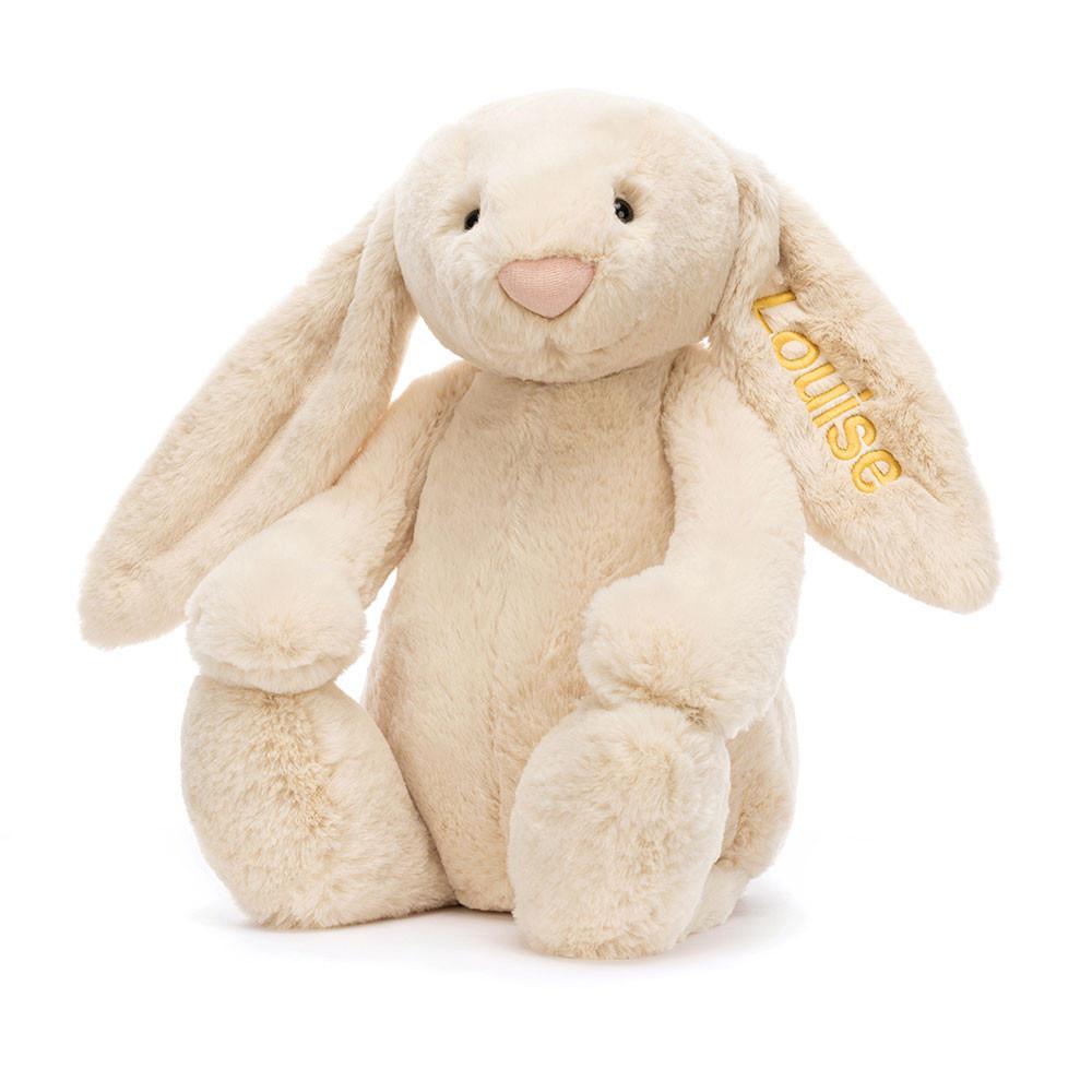 Králíček Jellycat Plyšáci Bashful Luxe Bunny Willow Huge,31cm x 12cm x 9cm Béžový | JPNMZ-4923
