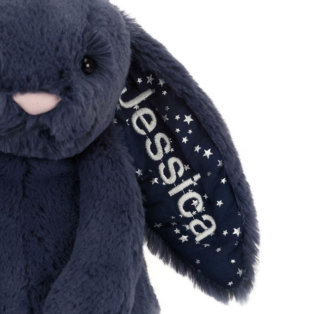 Králíček Jellycat Plyšáci Bashful Stardust Bunny Medium,31cm x 12cm x 9cm Blankyt | TGEHS-1974