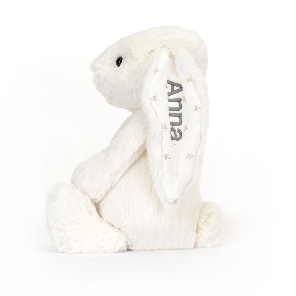 Králíček Jellycat Plyšáci Bashful Twinkle Bunny Medium,31cm x 12cm x 9cm Bílé | WCZJV-4320