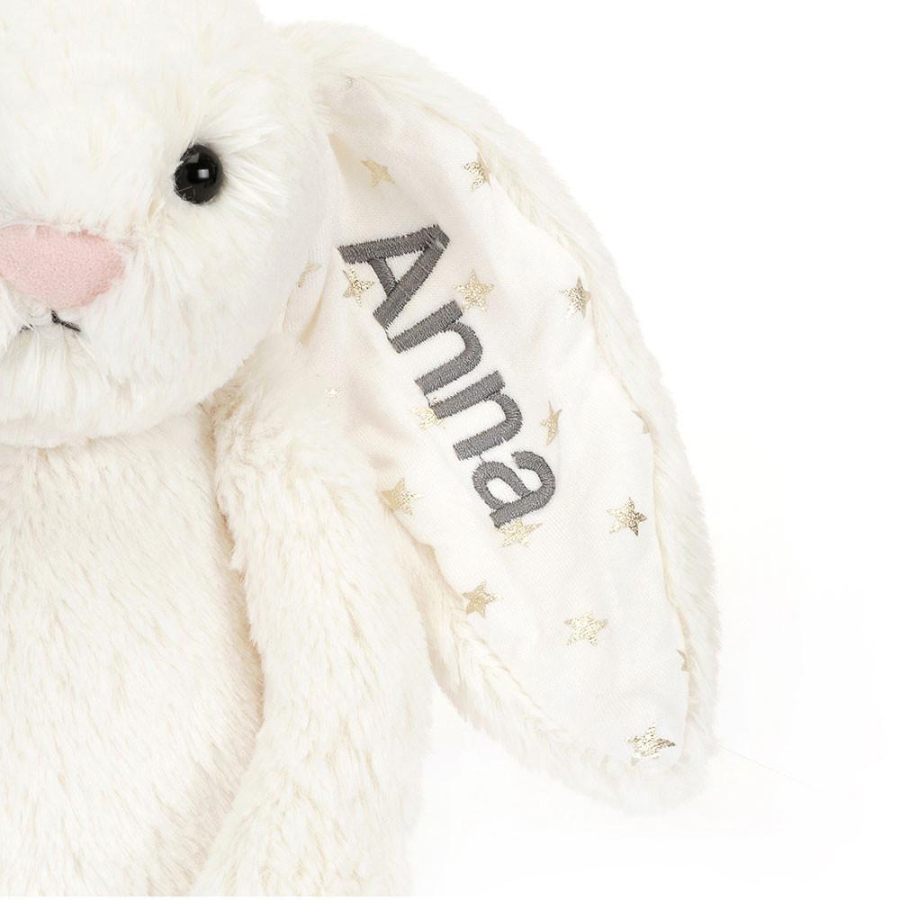 Králíček Jellycat Plyšáci Bashful Twinkle Bunny Medium,31cm x 12cm x 9cm Bílé | WCZJV-4320