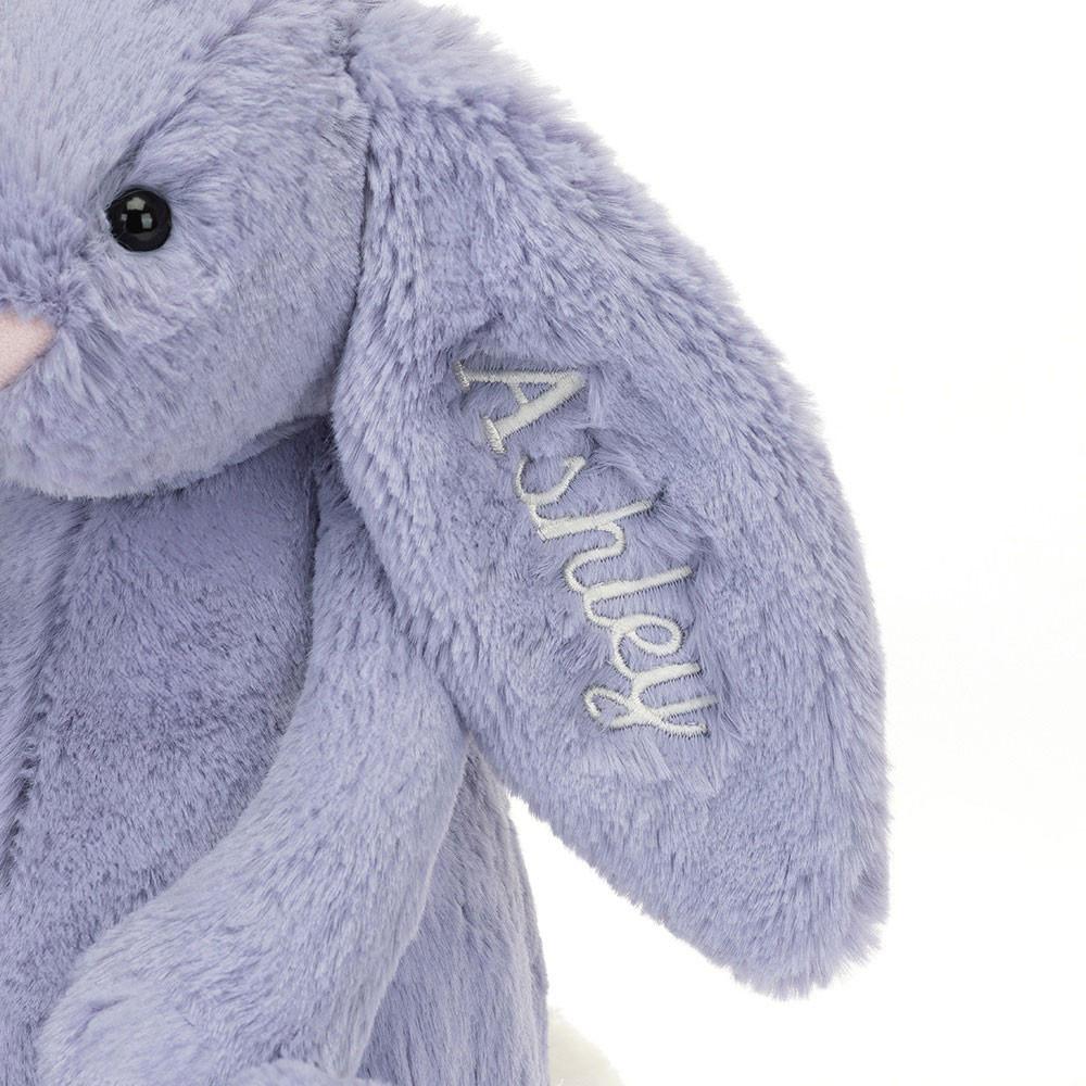 Králíček Jellycat Plyšáci Bashful Viola Bunny Medium,31cm x 12cm x 9cm Fialové | USOEM-5064