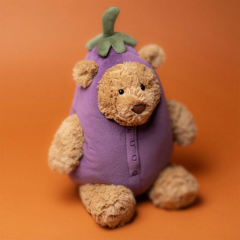 Medvídci Jellycat Plyšáci Bartholomew Aubergine,30cm x 15cm x 14cm Hnědé | LFGMO-8624