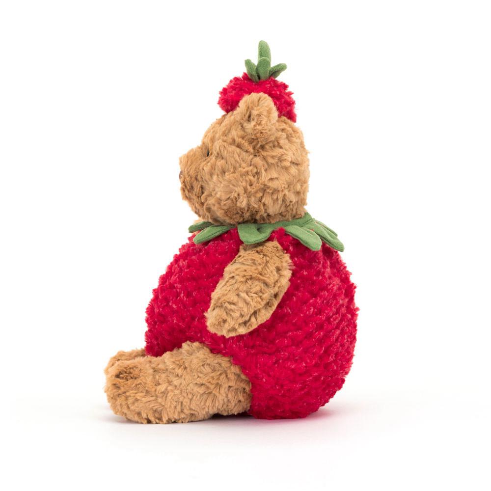 Medvídci Jellycat Plyšáci Bartholomew Strawberry,26cm x 12cm x 8cm Hnědé | BRZWS-2630