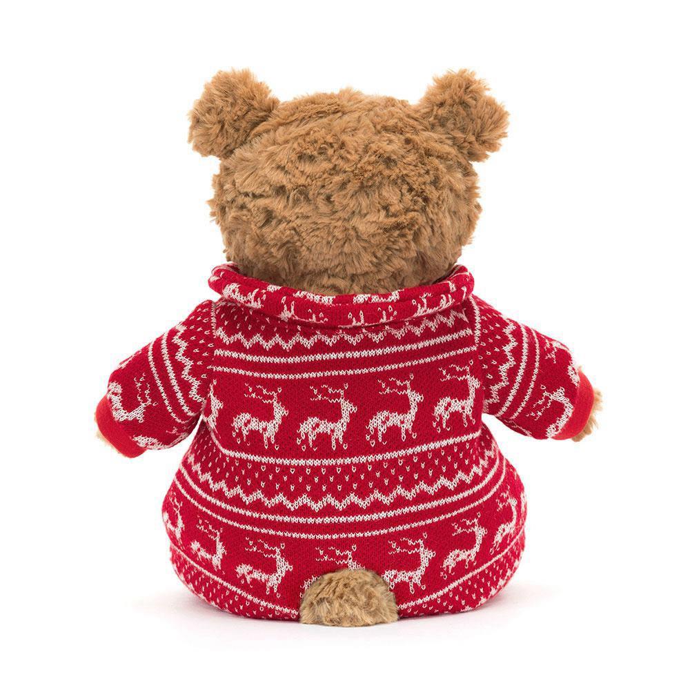 Medvídci Jellycat Plyšáci Bartholomew Winter Pyjamas,26cm x 12cm x 8cm Hnědé | SDYJR-6097