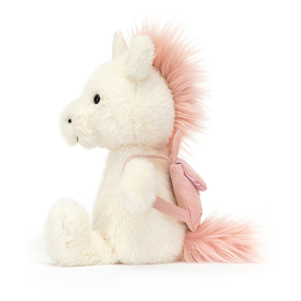 Mýtická Stvoření Jellycat Plyšáci Backpack Unicorn,22cm x 9cm x 8cm Bílé | UIPJQ-5876