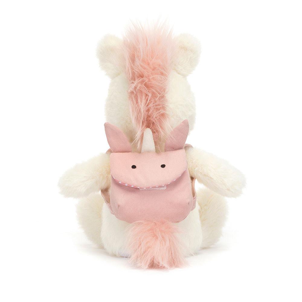 Mýtická Stvoření Jellycat Plyšáci Backpack Unicorn,22cm x 9cm x 8cm Bílé | UIPJQ-5876