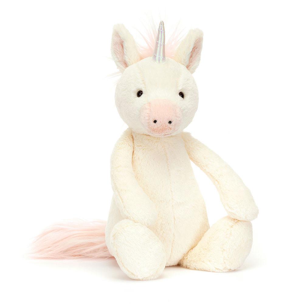 Mýtická Stvoření Jellycat Plyšáci Bashful Unicorn,31cm x 12cm x 9cm Krém | FWPLR-7528