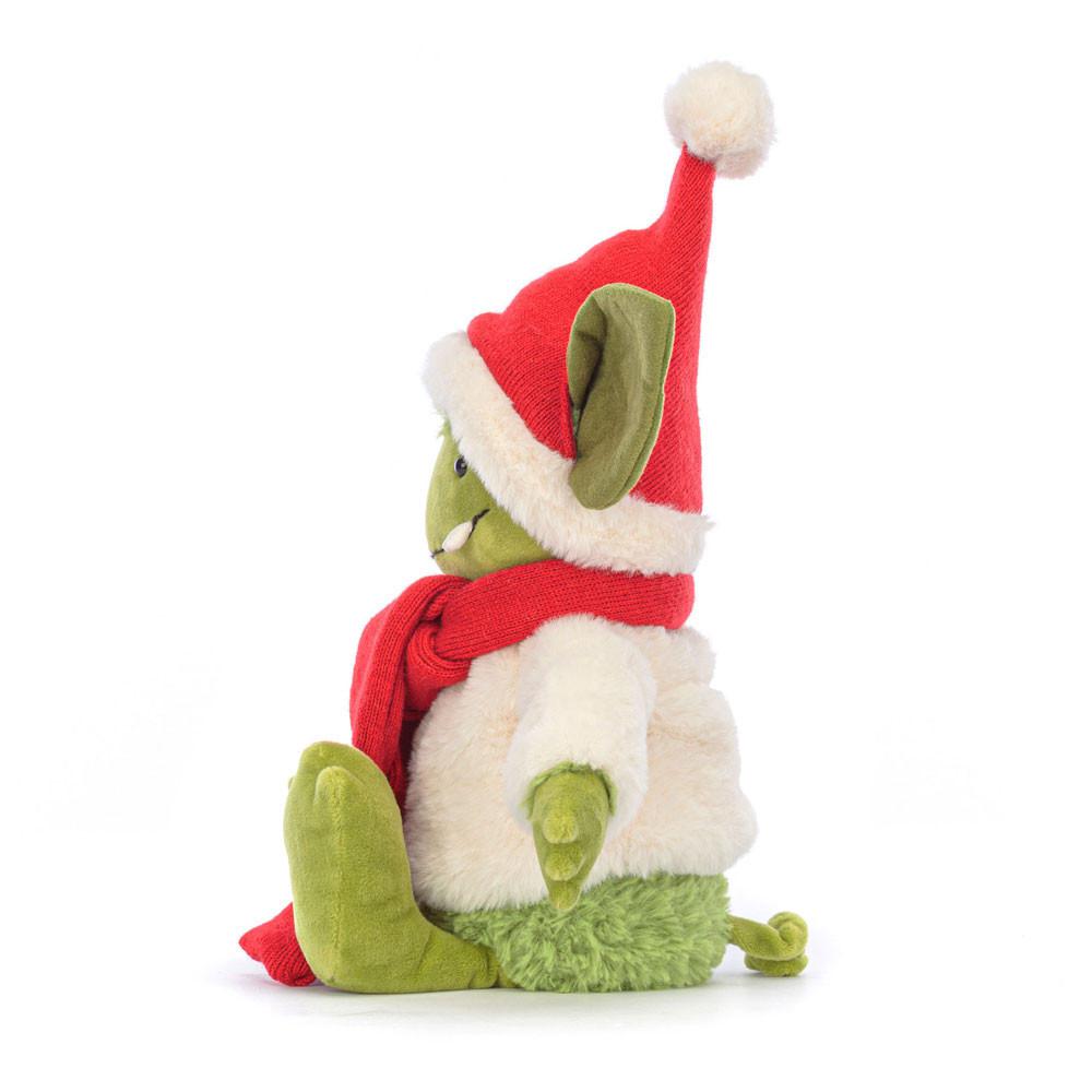 Mýtická Stvoření Jellycat Plyšáci Christmas Grizzo,30cm x 10cm x 9cm Zelene | CWOAV-2596