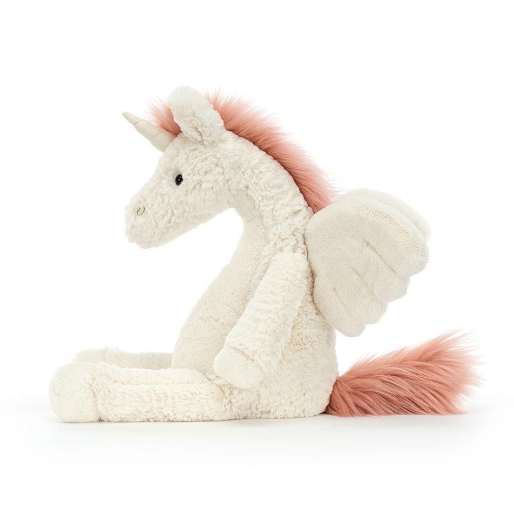 Mýtická Stvoření Jellycat Plyšáci Lallagie Unicorn,35cm x 13cm x 13cm Bílé | AYDFW-2381