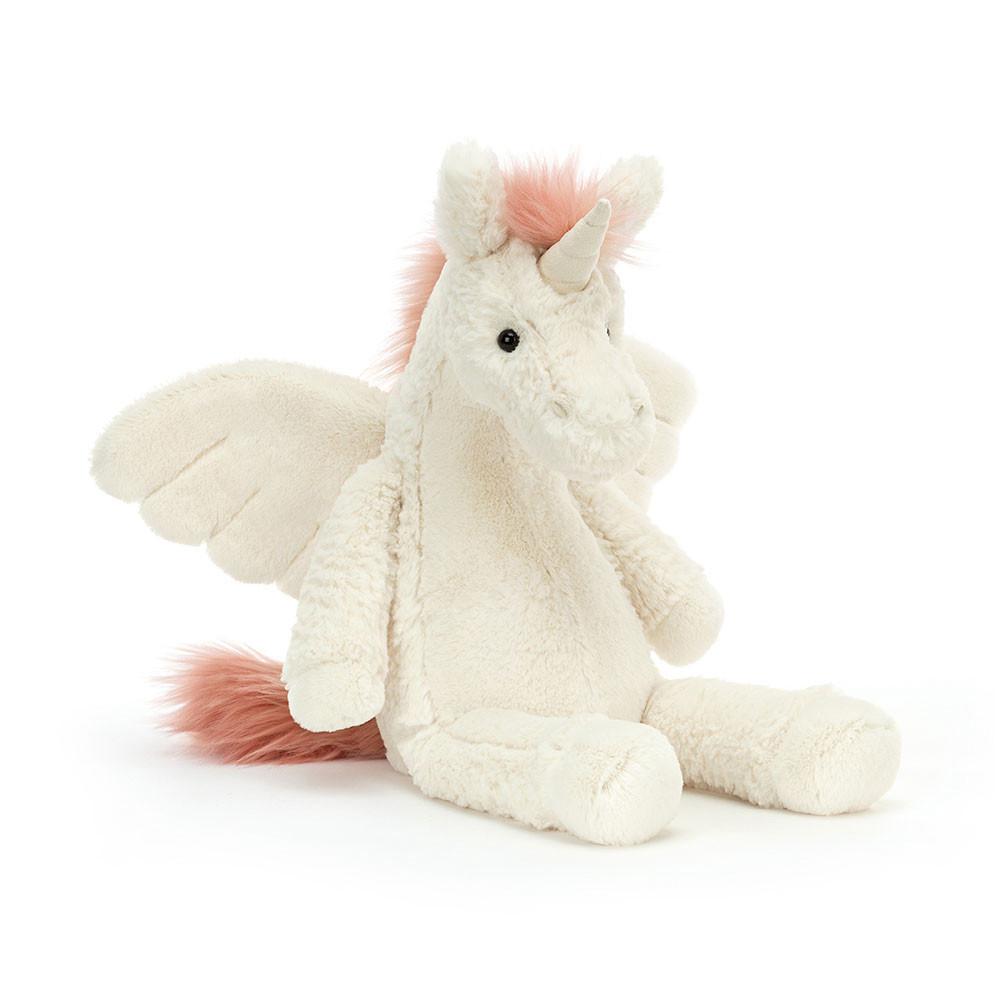 Mýtická Stvoření Jellycat Plyšáci Lallagie Unicorn,35cm x 13cm x 13cm Bílé | AYDFW-2381