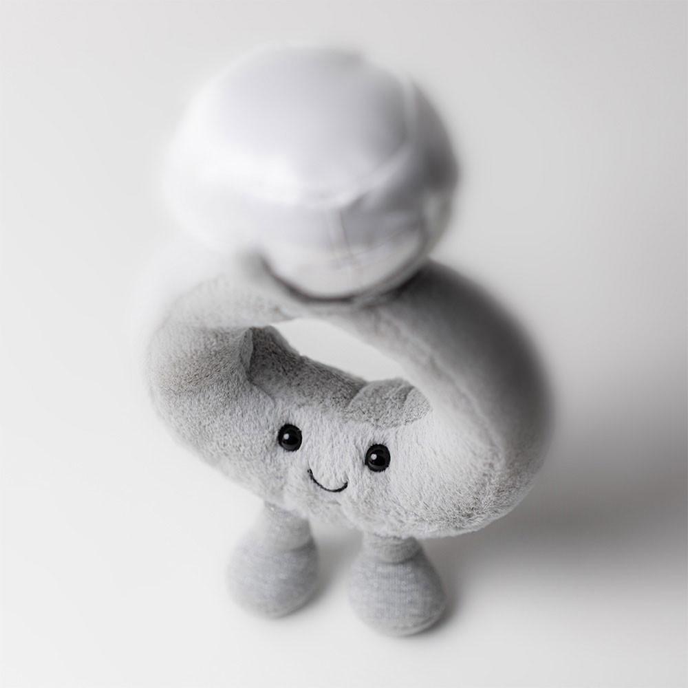 Objekty Jellycat Plyšáci Amuseables Diamond Ring,20cm x 12cm x 5cm Šedé | NQPRV-7509