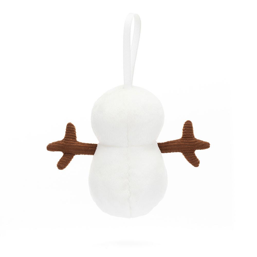 Objekty Jellycat Plyšáci Amuseables Festive Folly Snowman,15cm x 6cm x 5cm Bílé | UWXVF-6958