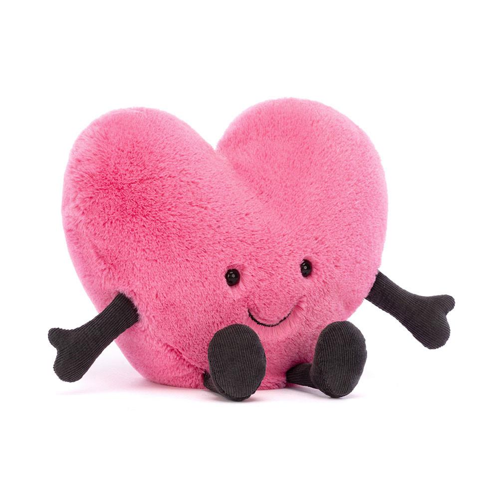 Objekty Jellycat Plyšáci Amuseables Heart,17cm x 19cm x 7cm Růžové | ANWQP-3158
