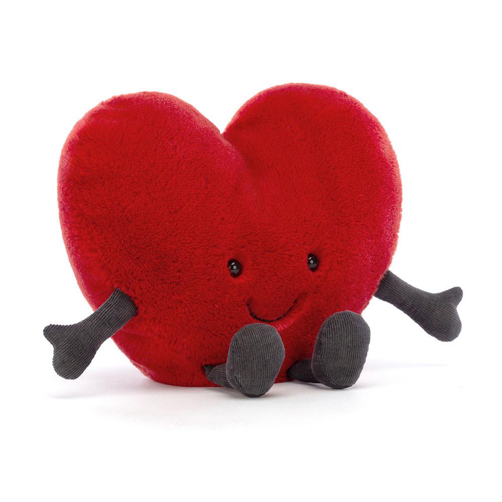 Objekty Jellycat Plyšáci Amuseables Heart,17cm x 19cm x 7cm Červené | KYLJR-9782