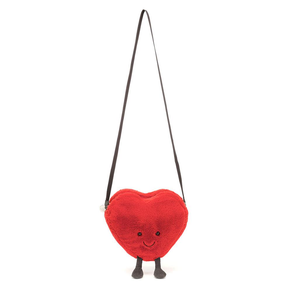 Objekty Jellycat Plyšáci Amuseables Heart,17cm x 18cm x 5cm Červené | TESFI-4037