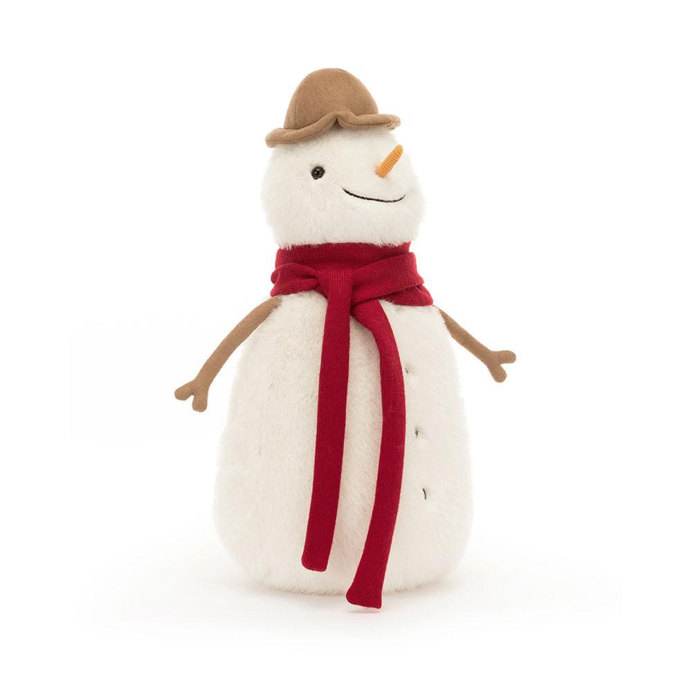 Objekty Jellycat Plyšáci Amuseables Jesse Snowman,30cm x 14cm x 14cm Bílé | DREGZ-5087