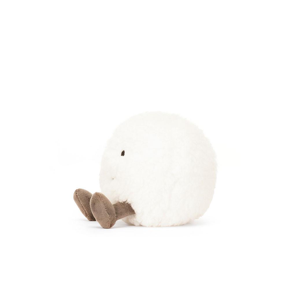 Objekty Jellycat Plyšáci Amuseables Snowball,10cm x 9cm x 8cm Bílé | JTBLE-8615
