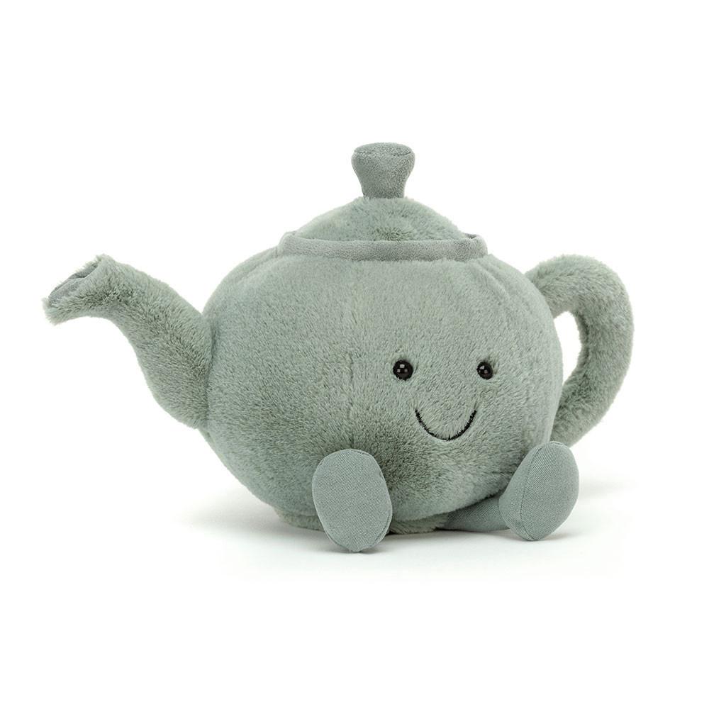 Objekty Jellycat Plyšáci Amuseables Teapot,20cm x 18cm x 16cm Zelene | GYXAS-7431