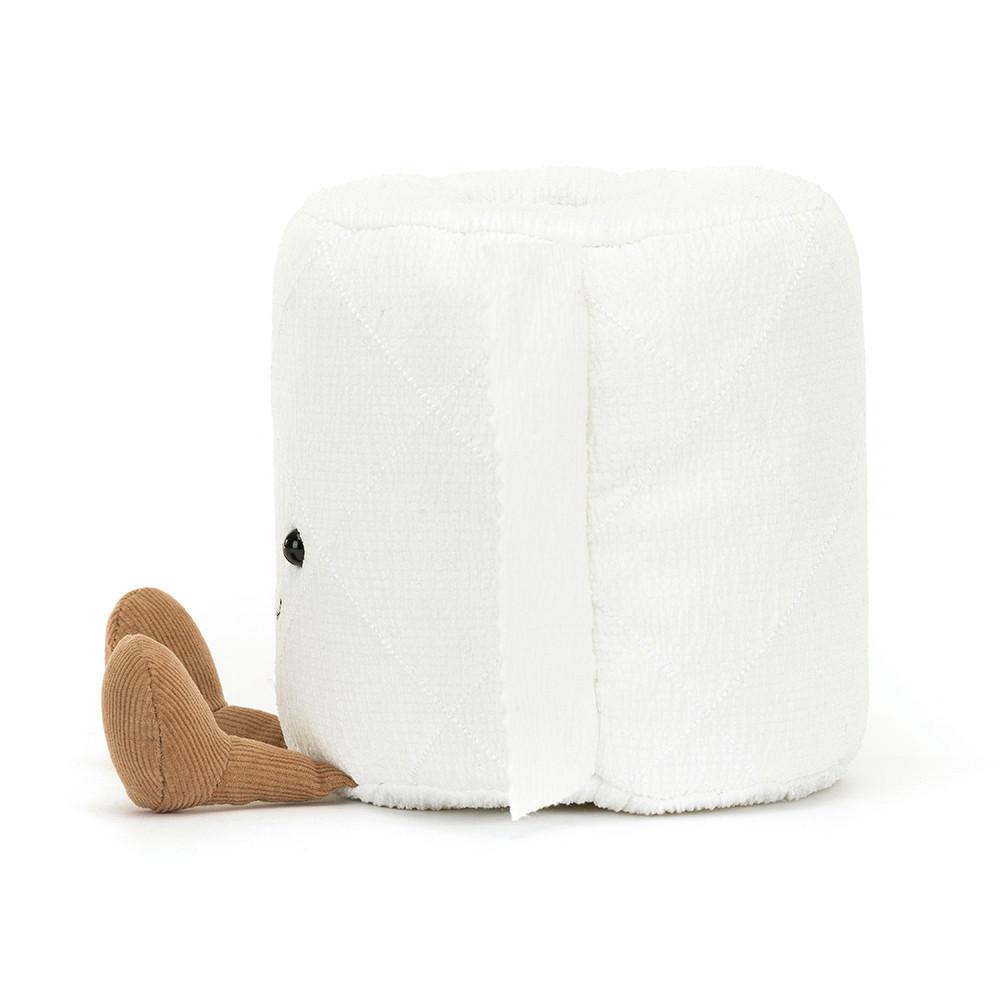 Objekty Jellycat Plyšáci Amuseables Toilet Roll,15cm x 12cm x 12cm Bílé | AQKWU-8450