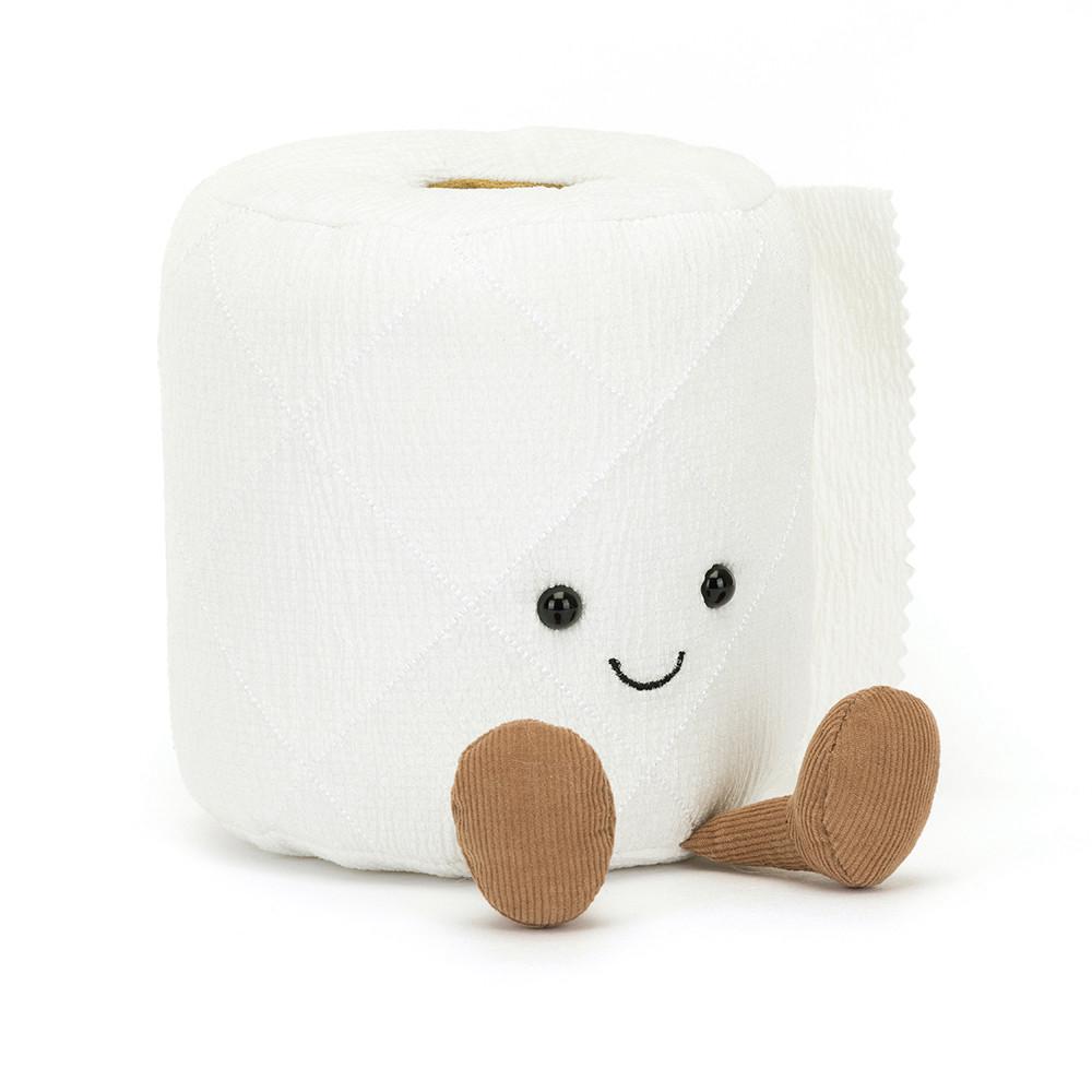 Objekty Jellycat Plyšáci Amuseables Toilet Roll,15cm x 12cm x 12cm Bílé | AQKWU-8450