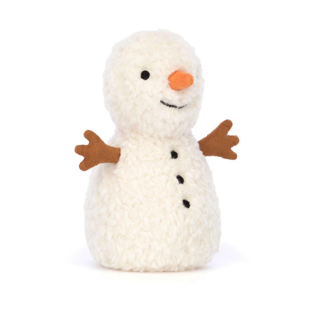 Objekty Jellycat Plyšáci Amuseables Wee Snowman,13cm x 7cm x 7cm Bílé | BKTSY-2390