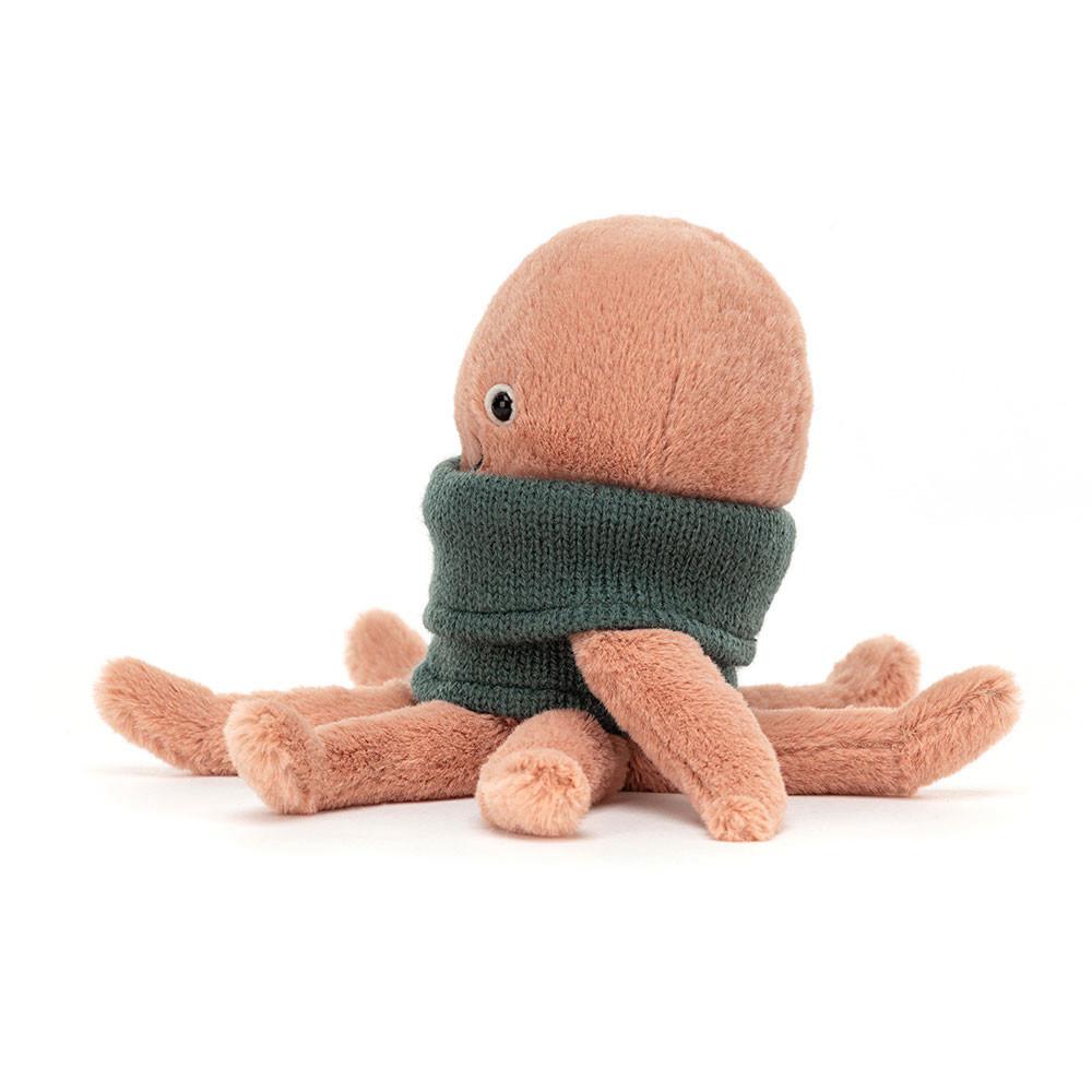 Oceán Jellycat Plyšáci Cozy Crew Octopus,20cm x 6cm x 6cm Oranžové | IVOWE-1746