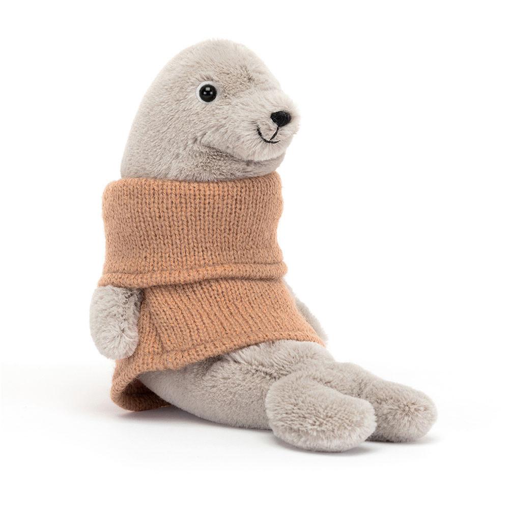 Oceán Jellycat Plyšáci Cozy Crew Seal,14cm x 5cm x 13cm Béžový | QHYOD-5473