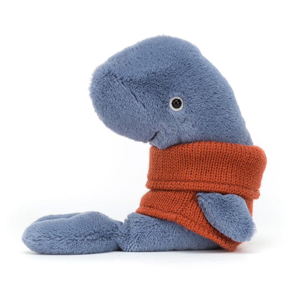 Oceán Jellycat Plyšáci Cozy Crew Whale,15cm x 6cm x 10cm Blankyt | HNKCL-3016