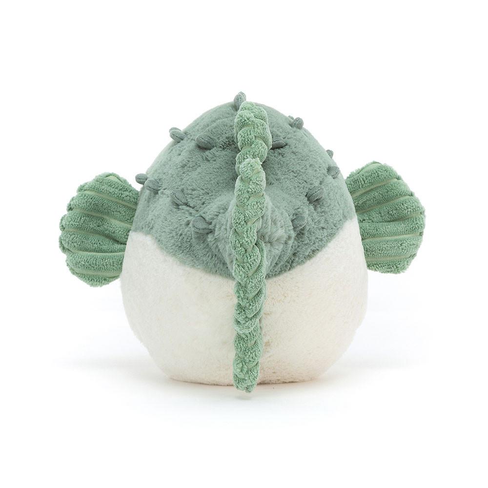 Oceán Jellycat Plyšáci Pacey Pufferfish,16cm x 12cm x 23cm Zelene | AQJLS-6203