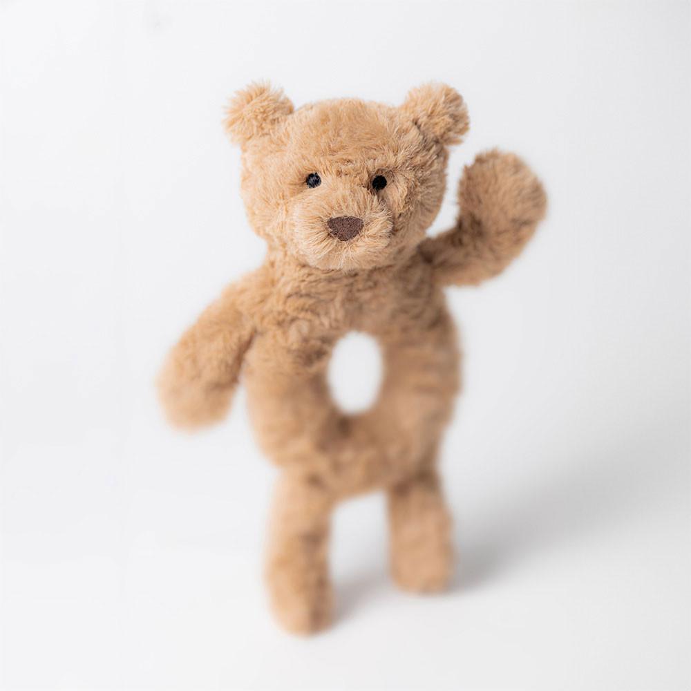 Pejsci Jellycat Bartholomew Ring Rattle,18cm x 8cm x 2cm Hnědé | LWNSM-7315