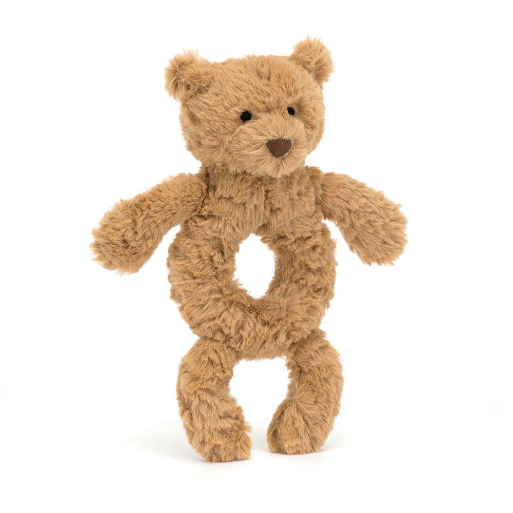 Pejsci Jellycat Bartholomew Ring Rattle,18cm x 8cm x 2cm Hnědé | LWNSM-7315