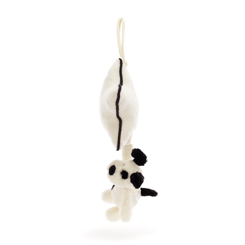 Pejsci Jellycat Bashful Puppy Musical Pull,30cm x 20cm x 6cm Bílé | PSLXM-6405