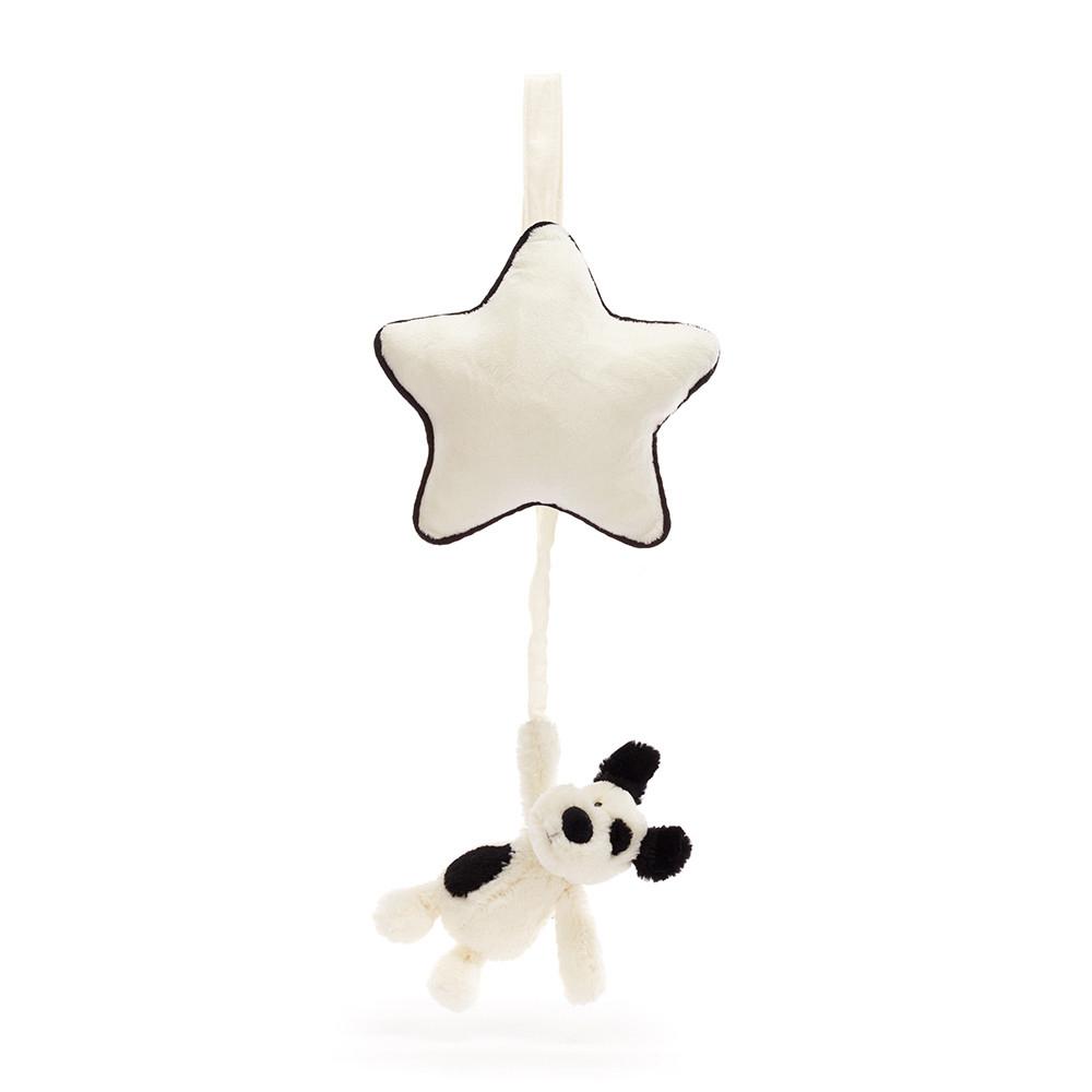 Pejsci Jellycat Bashful Puppy Musical Pull,30cm x 20cm x 6cm Bílé | PSLXM-6405