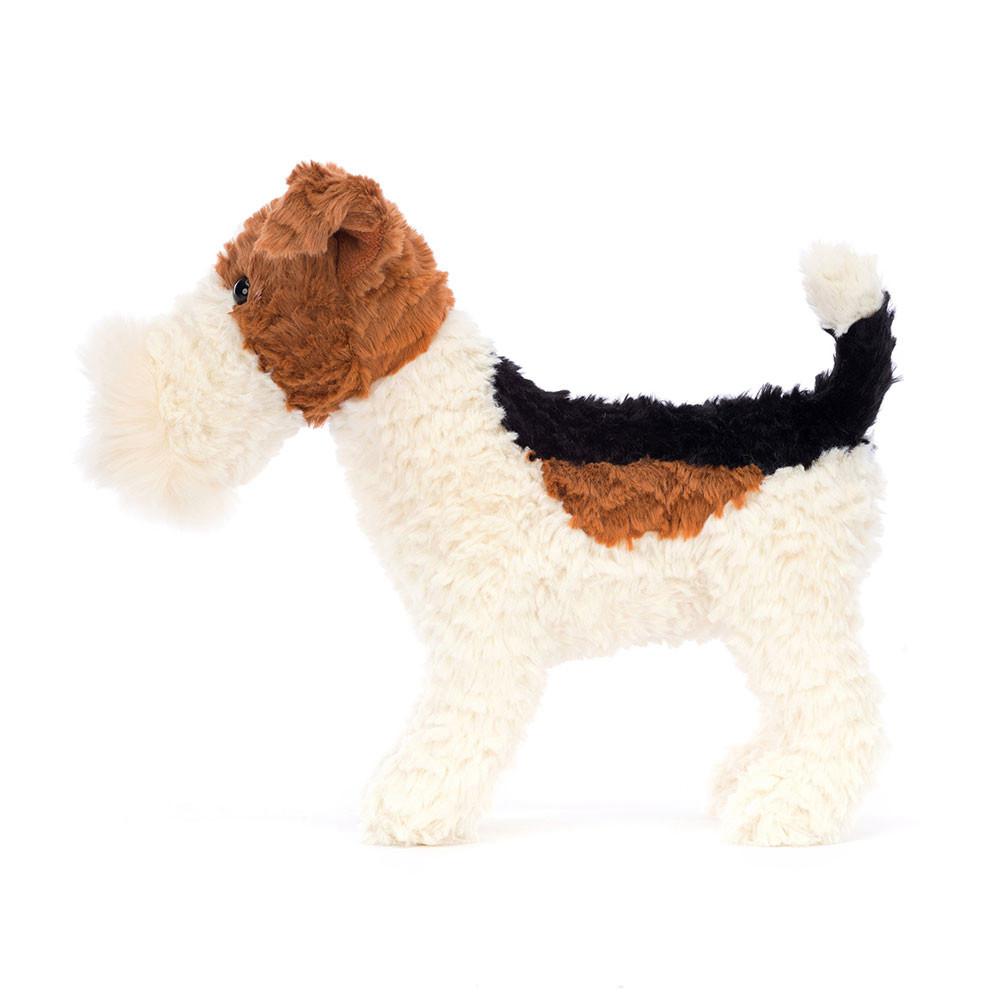 Pejsci Jellycat Plyšáci Hector Fox Terrier,9.4in x 5.1in x 11.8in Bílé | FHGWU-3652