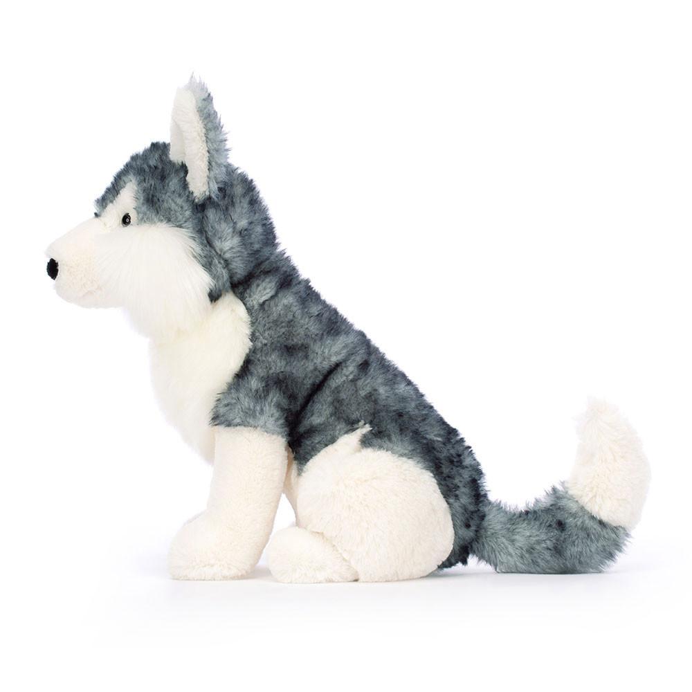 Pejsci Jellycat Plyšáci Jackson Husky,9.8in x 5.1in x 6.3in Bílé | JIRQL-4091