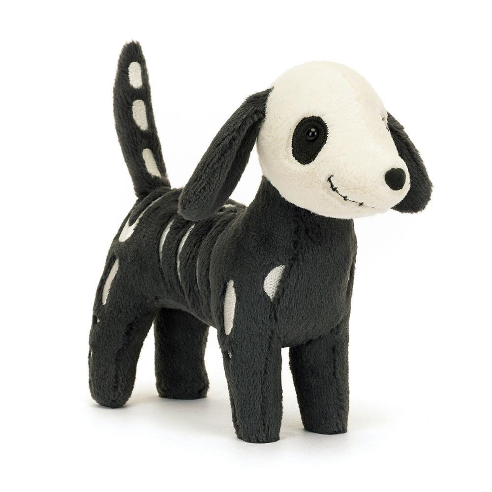 Pejsci Jellycat Plyšáci Skeledog Dan,6.3in x 2.4in x 8.7in Černé | VIDAE-2479