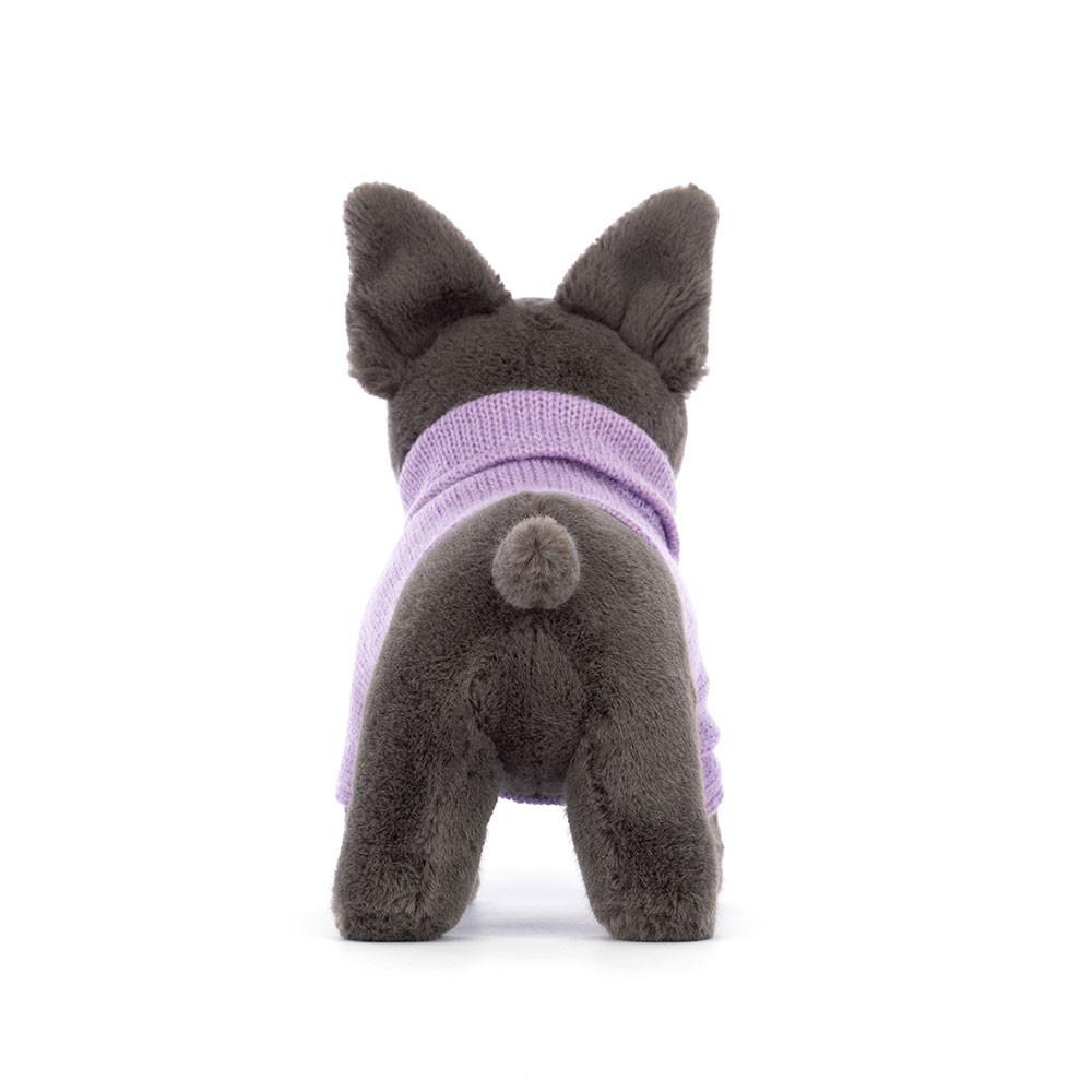 Pejsci Jellycat Plyšáci Sweater French Bulldog,6.7in x 2.8in x 7.5in Šedé | TENWZ-3508