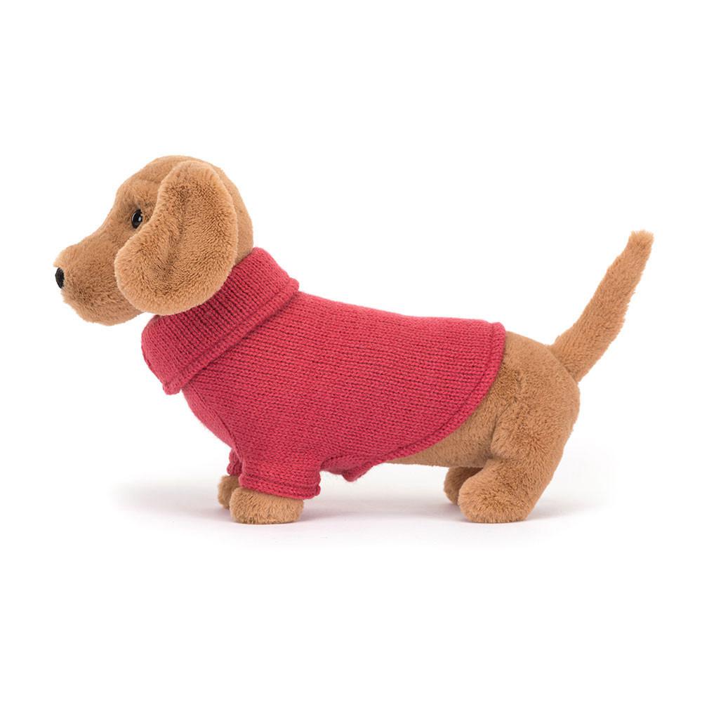 Pejsci Jellycat Plyšáci Sweater Sausage,6.3in x 2.8in x 9.4in Hnědé | XOZYB-8597