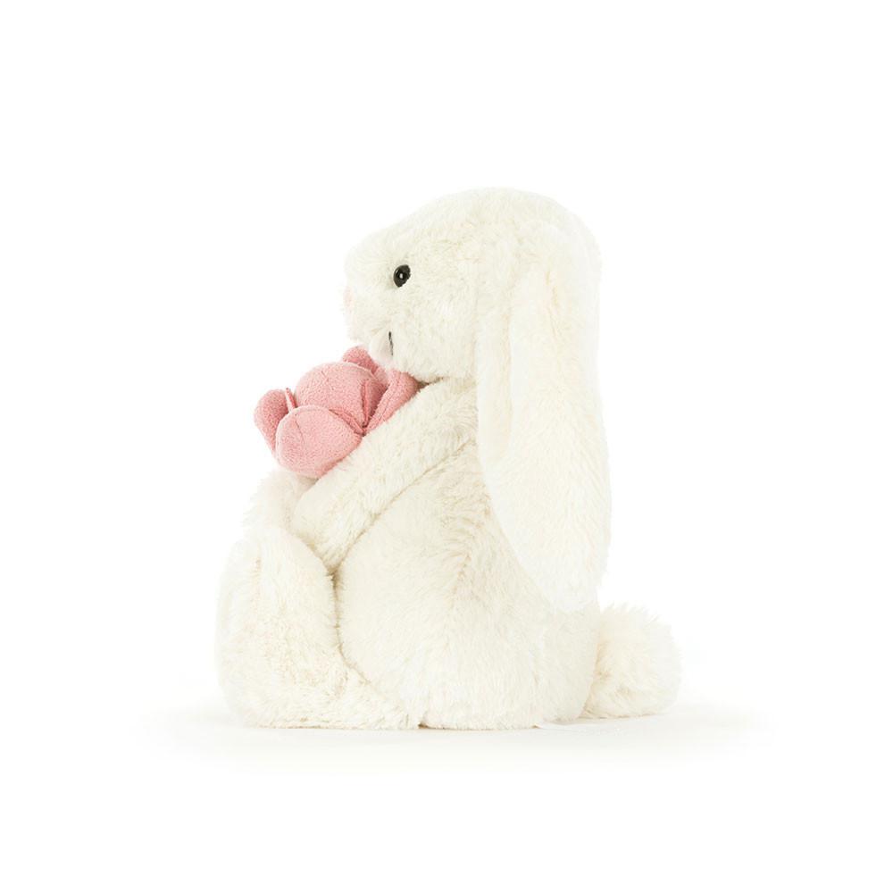 Pet Jellycat Plyšáci Bashful Bunny 'Peony',18cm x 9cm x 8cm Bílé | LSCJD-9601