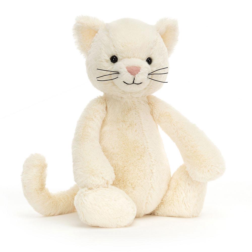 Pet Jellycat Plyšáci Bashful Cream Kitten,31cm x 12cm x 9cm Bílé | LKYWC-5169