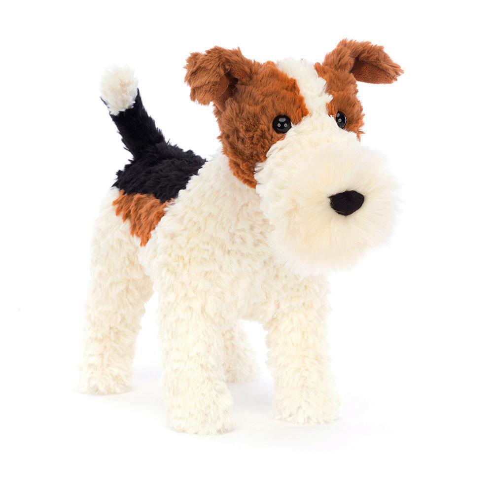 Pet Jellycat Plyšáci Hector Fox Terrier,24cm x 13cm x 30cm Bílé | OBUGR-0534