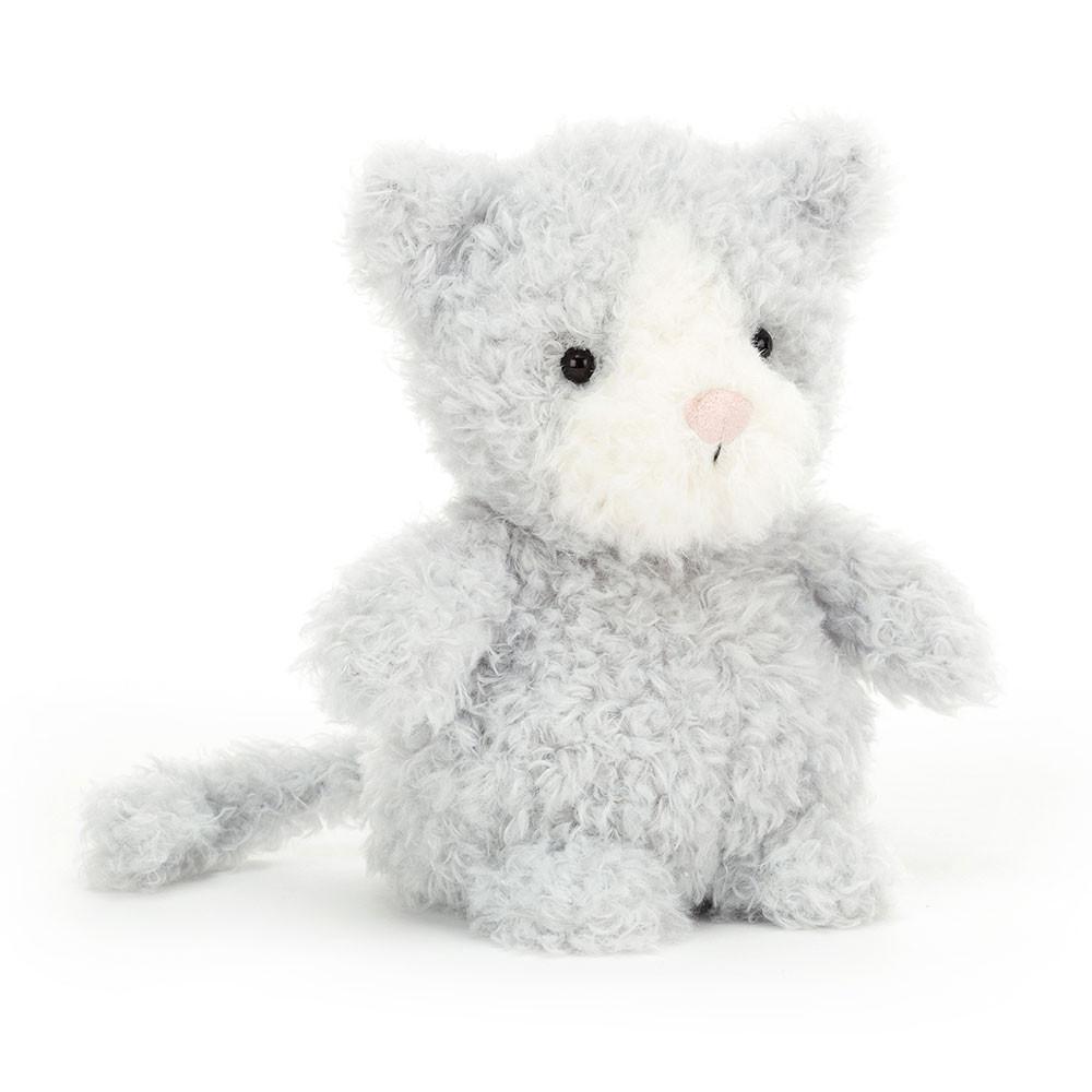 Pet Jellycat Plyšáci Little Kitten,18cm x 10cm x 8cm Šedé | ONEFC-4392