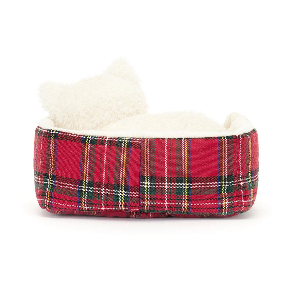 Pet Jellycat Plyšáci Napping Nipper Westie,10cm x 15cm x 12cm Bílé | JQPZI-8204