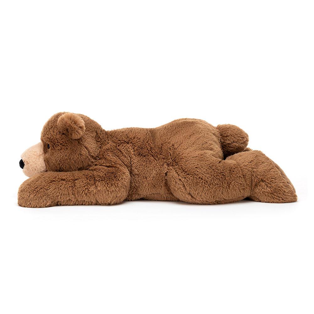 Pet Jellycat Plyšáci Woody Lying,18cm x 19cm x 47cm Hnědé | GLVMJ-5218