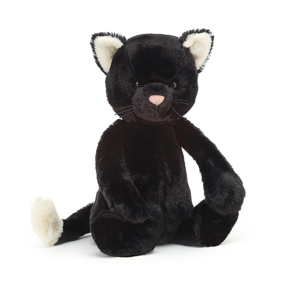 Pets Jellycat Plyšáci Bashful Kitten,31cm x 12cm x 9cm Černé | NCISE-6021