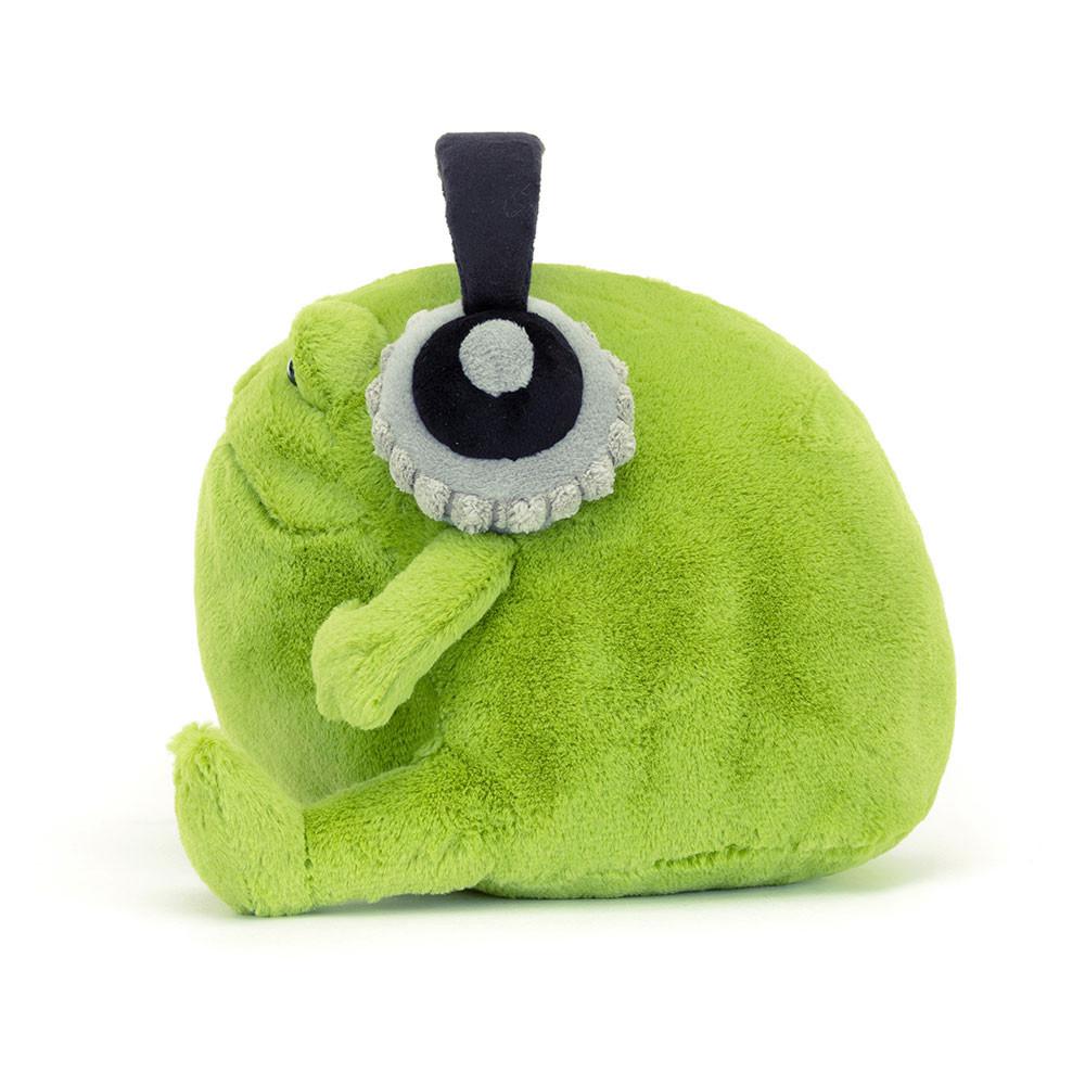 Plazi Jellycat Plyšáci Ricky Rain Žábičky Headphones,15cm x 16cm x 18cm Zelene | BAEPY-8612