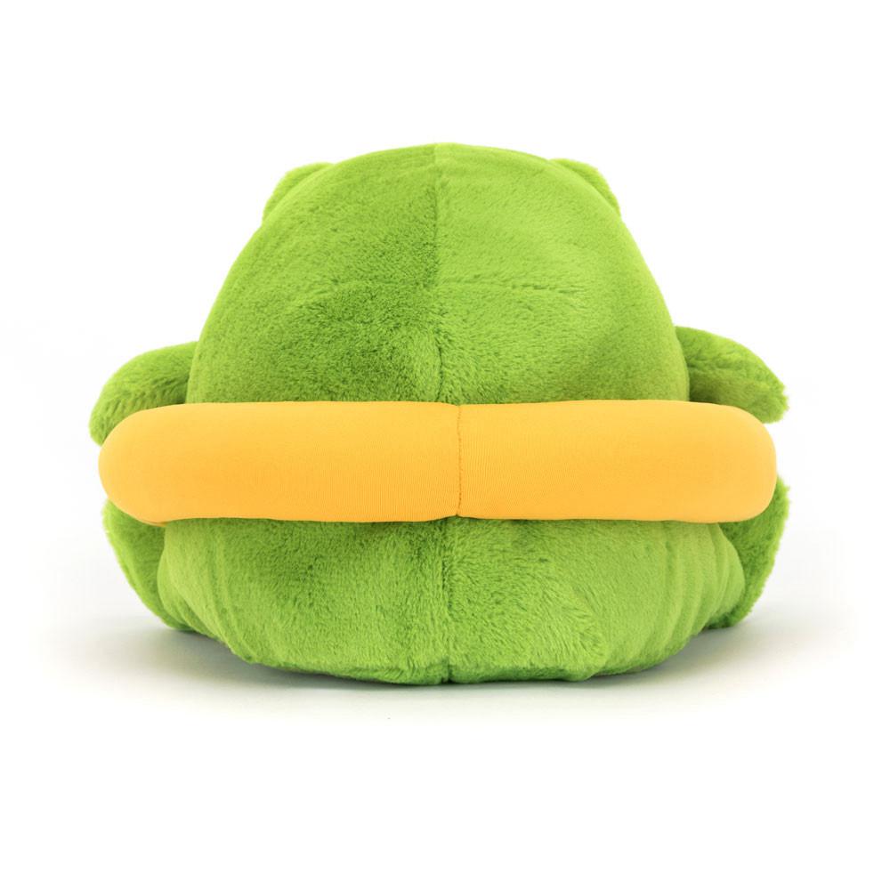 Plazi Jellycat Plyšáci Ricky Rain Žábičky Rubber Ring,15cm x 17cm x 18cm Zelene | DSGBA-5843