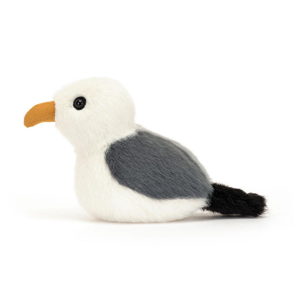 Ptáčci Jellycat Plyšáci Birdling Seagull,10cm x 7cm x 9cm Bílé | PSAMU-9234
